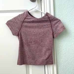 VS Pink cropped workout top